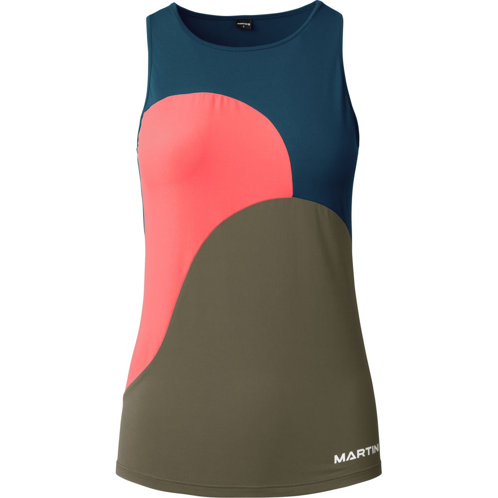 Martini Sportswear Hillclimb Sleeveless Damen Top moss poseidon Produktbild 0