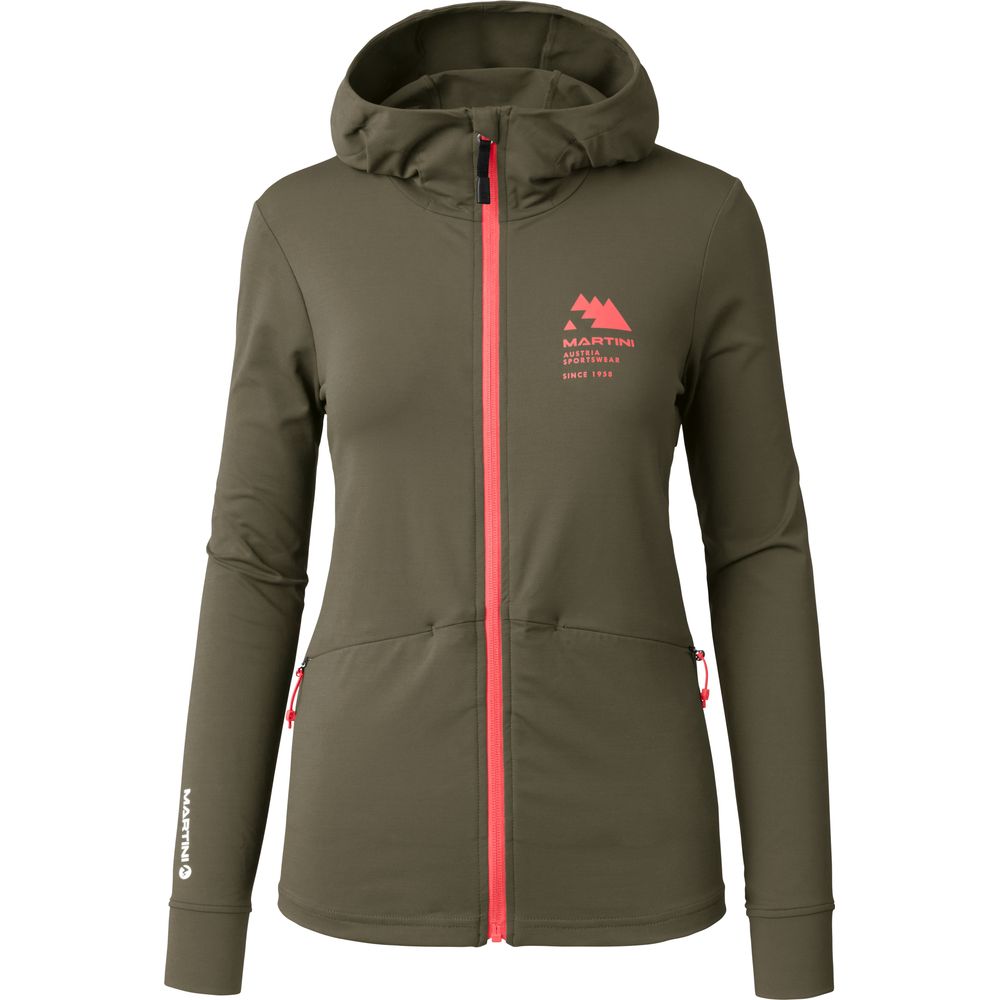 Martini Sportswear Sunrise Midlayer Damen Jacke moss punch Produktbild 0