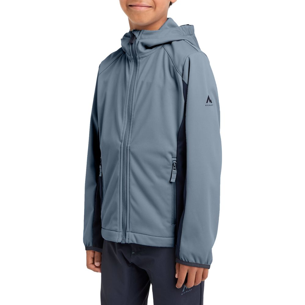 McKinley Abe LT B Kinder Softshelljacke blue dark Produktbild 1