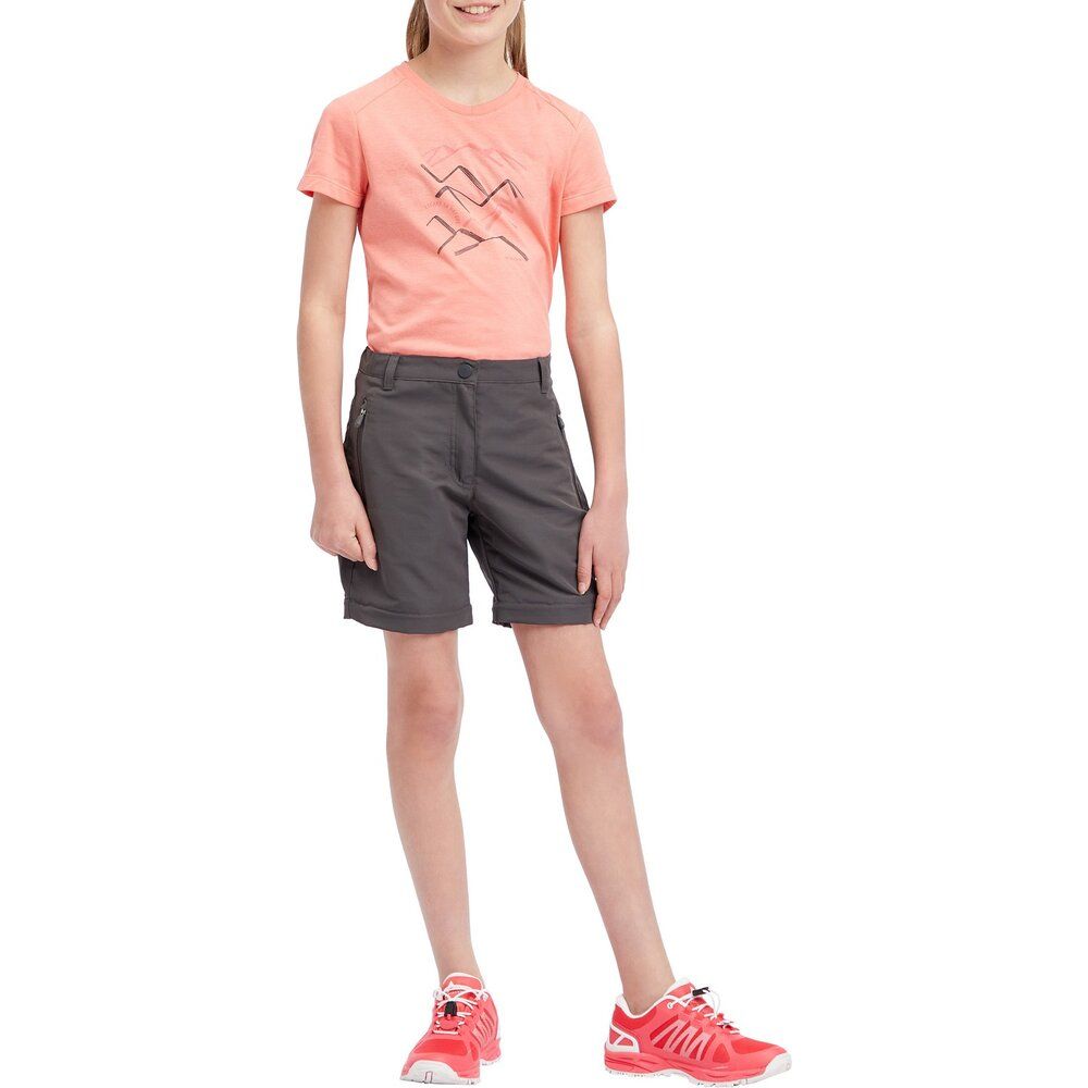 McKinley Alana II G Kinder Zipp-Off Wanderhose anthracite Produktbild 1
