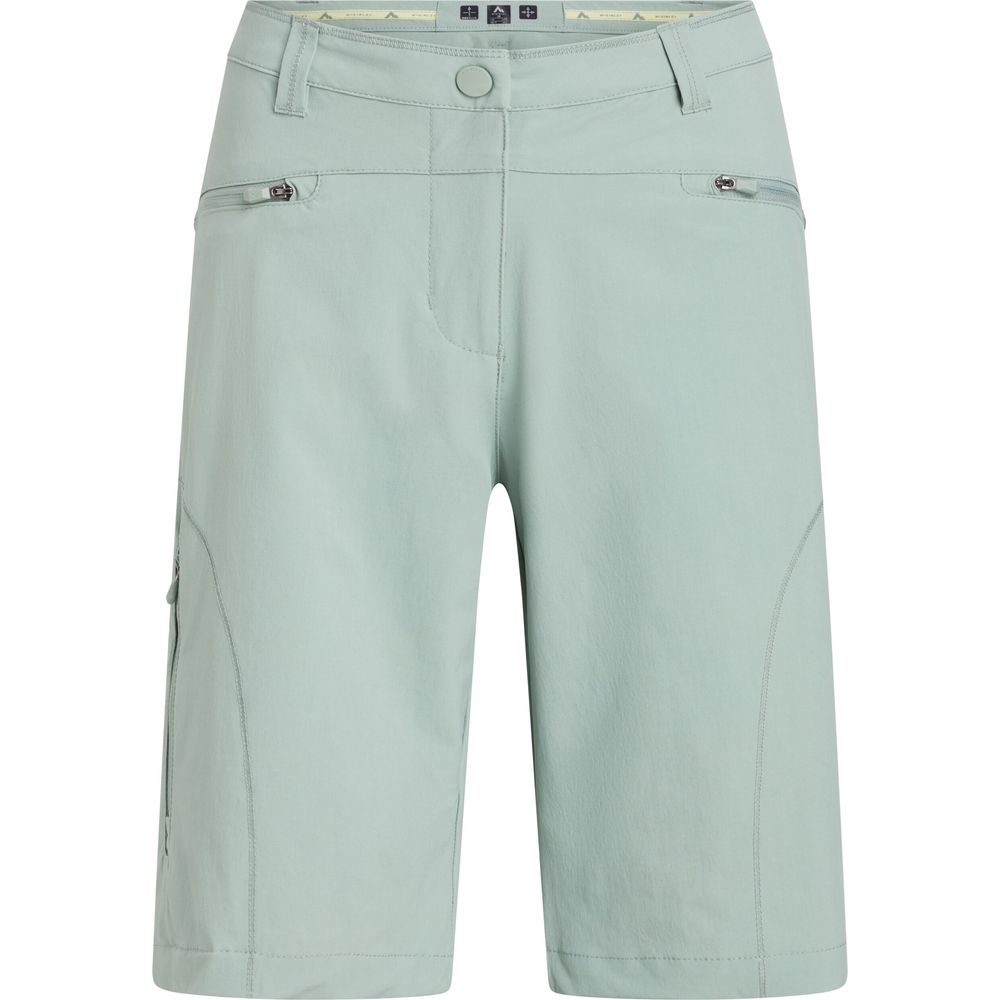 McKinley Cameron II Slim Fit Damen Wandershorts green smoke Produktbild 0