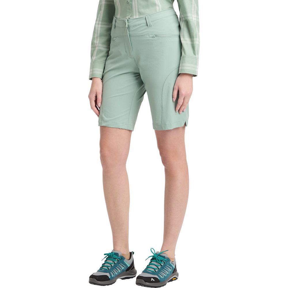 McKinley Cameron II Slim Fit Damen Wandershorts green smoke Produktbild 1