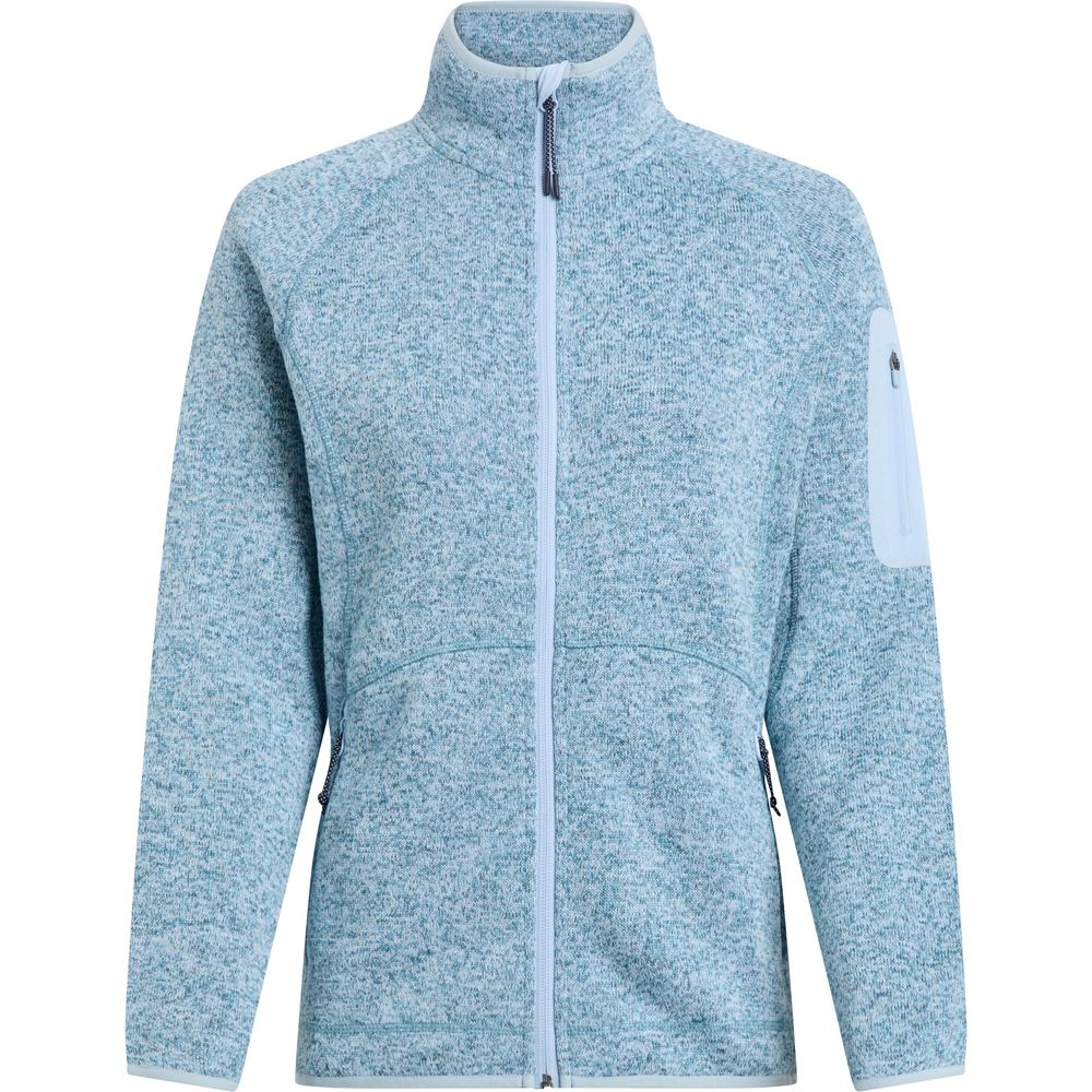McKinley Damen Fleecejacke Skeena melange blue light Produktbild 0