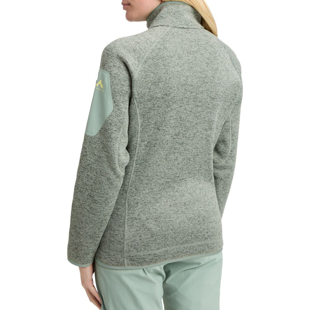 McKinley Damen Fleecejacke Skeena melange green smoke Produktbild 1