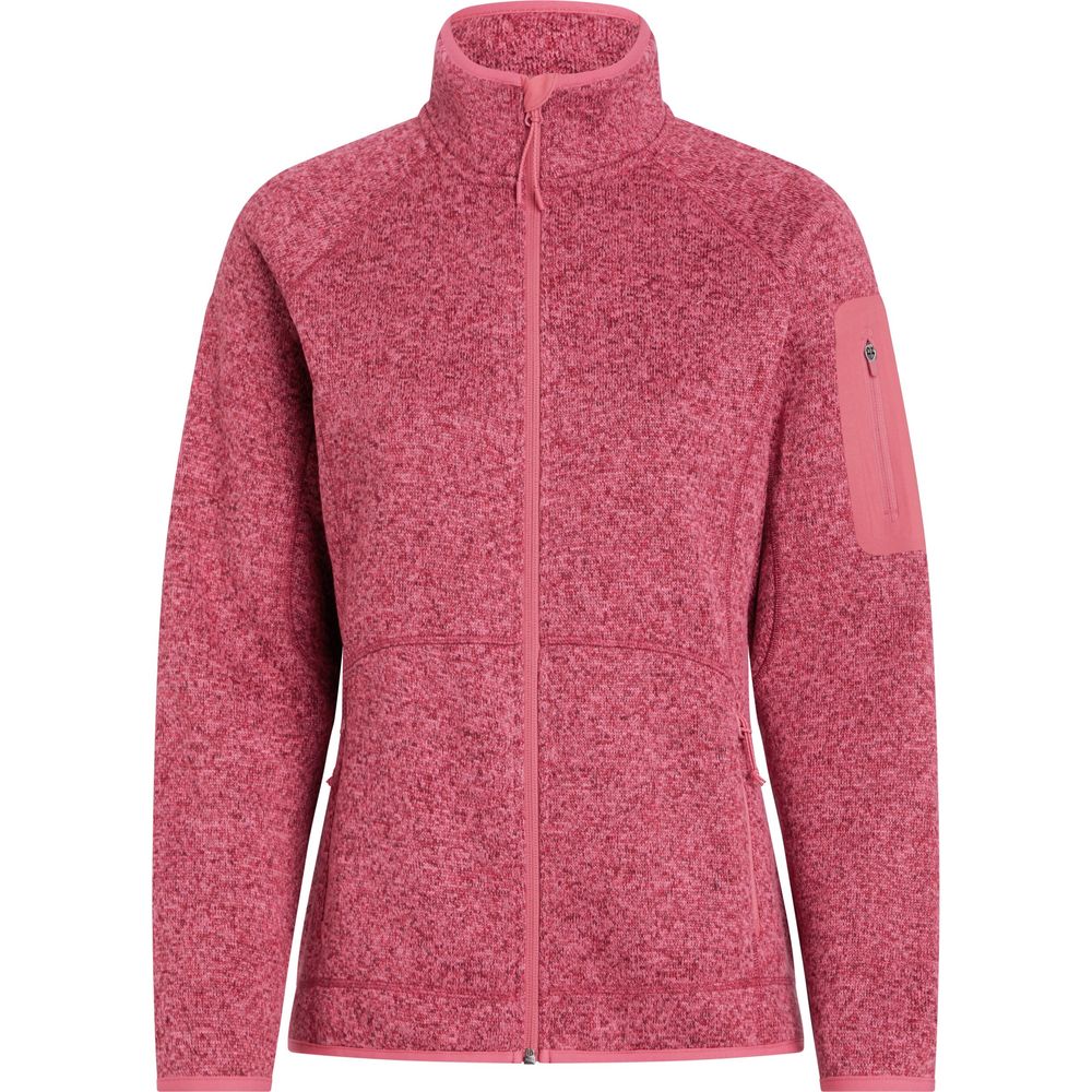 McKinley Damen Fleecejacke Skeena melange red Produktbild 0