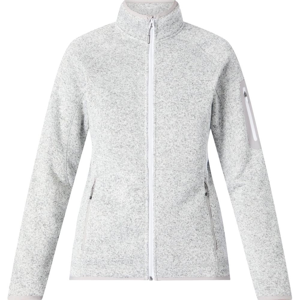 McKinley Damen Fleecejacke Skeena melange white Produktbild 0
