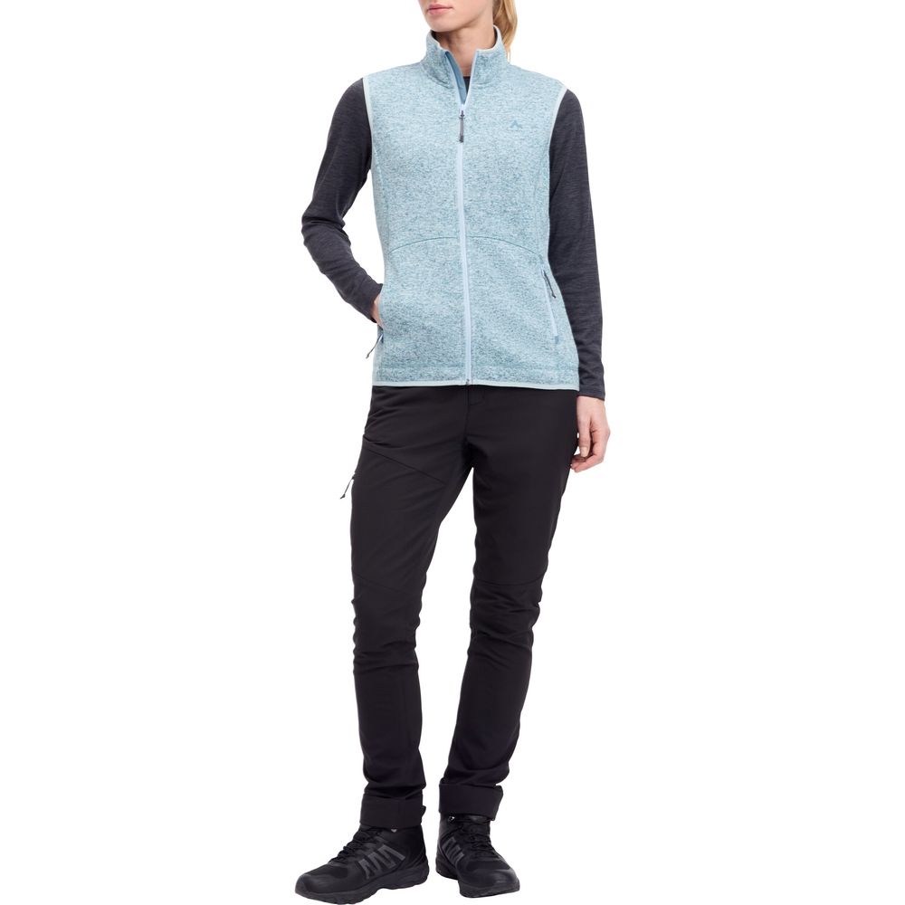 McKinley Damen Fleece-Weste Skeena Vst melange blue light Produktbild 2