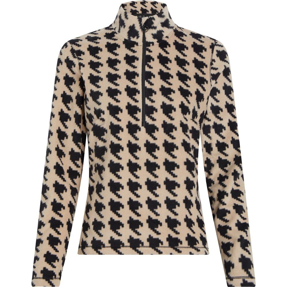 McKinley Damen Langarmshirt Dora II aop brown smoke Produktbild 0