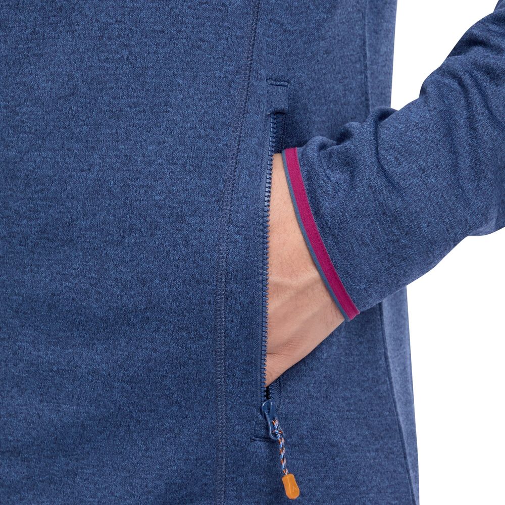 McKinley Herren Fleecejacke Roto IV melange navy brown Produktbild 3