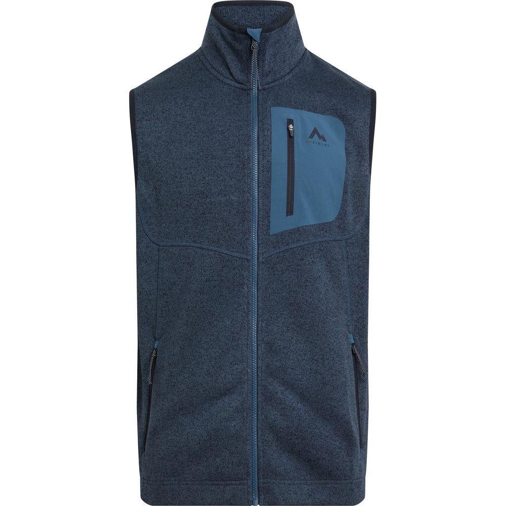 McKinley Herren Fleece-Weste Skeena Vst melange navy Produktbild 0