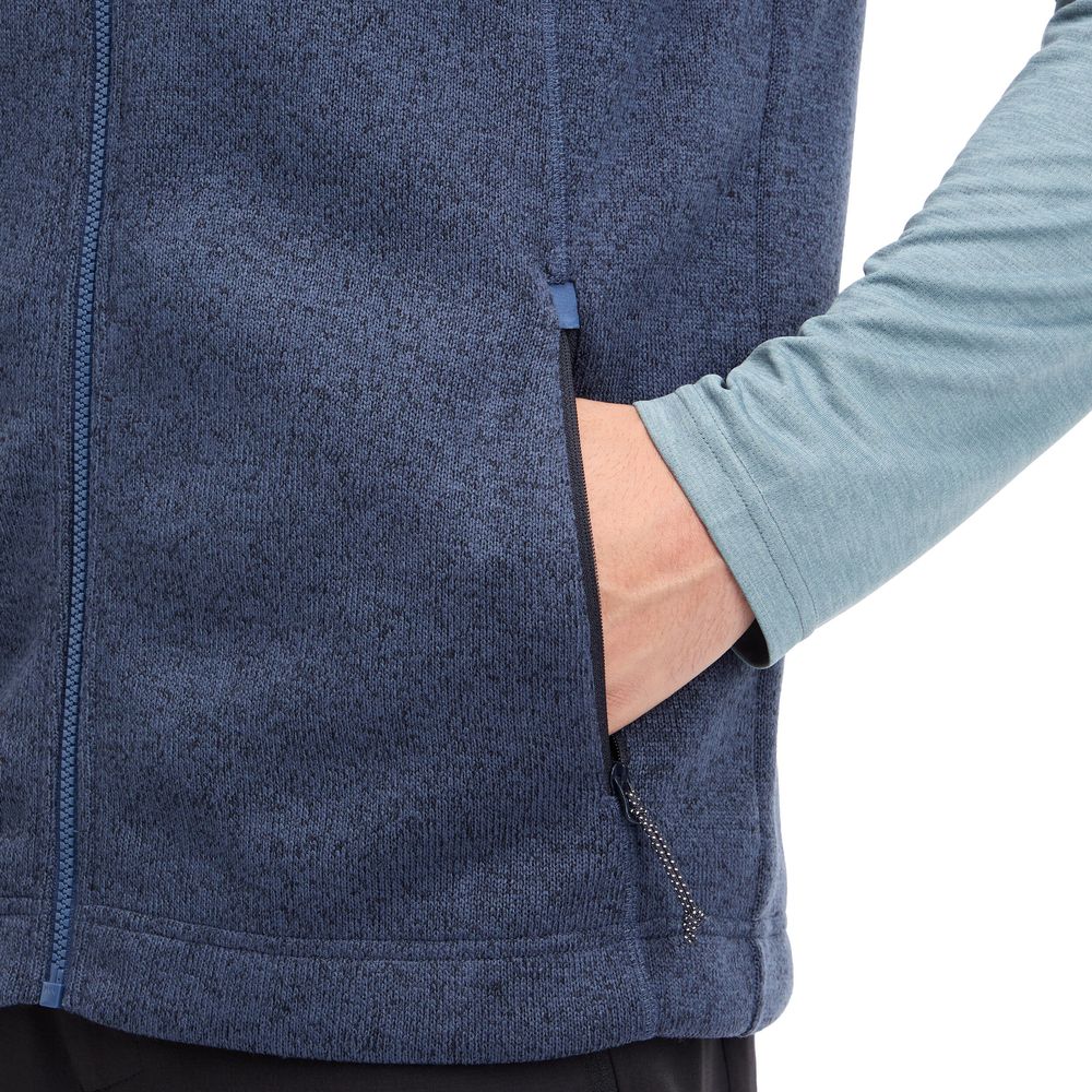 McKinley Herren Fleece-Weste Skeena Vst melange navy Produktbild 2
