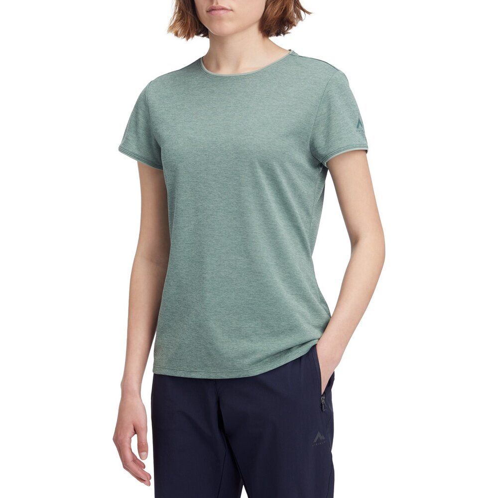 McKinley Hunu W Damen T-Shirt melange green smoke Produktbild 1