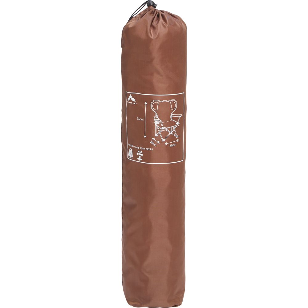 McKinley Kinder Campingstuhl Faro JR Faltstuhl brown dark Produktbild 1