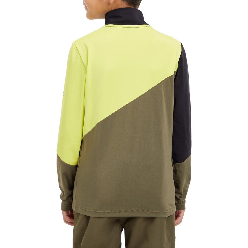 McKinley Kinder Funktionsshirt Ikay II 902 olive dark black Produktbild 1