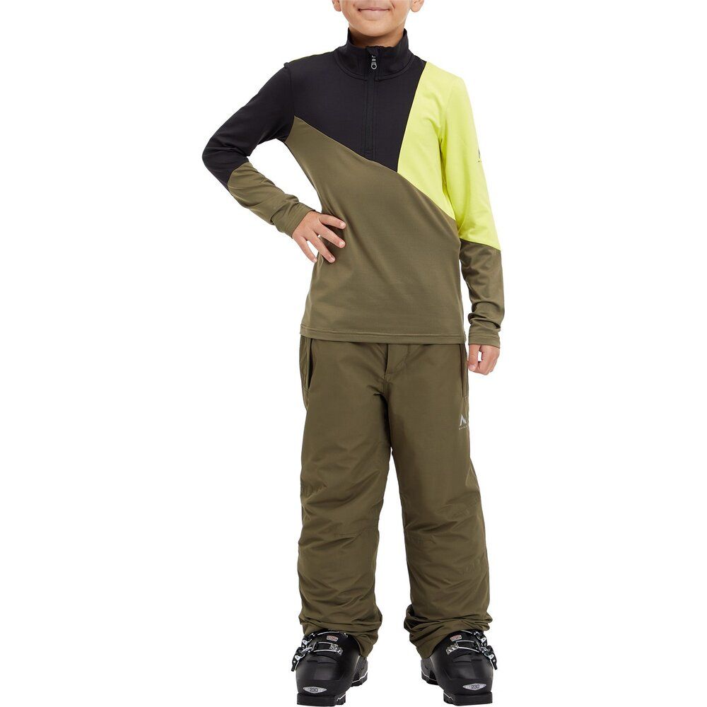 McKinley Kinder Funktionsshirt Ikay II 902 olive dark black Produktbild 2