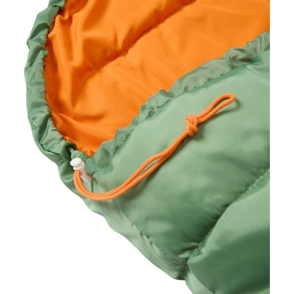 McKinley Kinder Mumien-Schlafsack Jr Softactive 10 green-orange-beige Produktbild 2
