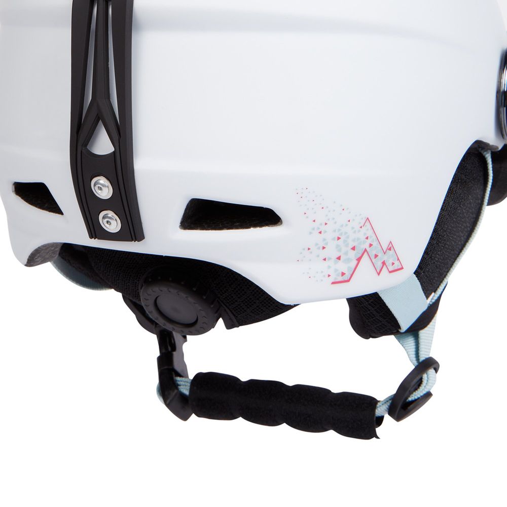 McKinley Kinder Skihelm Pulse S2 Visor HS white/blue ice/rose Produktbild 3