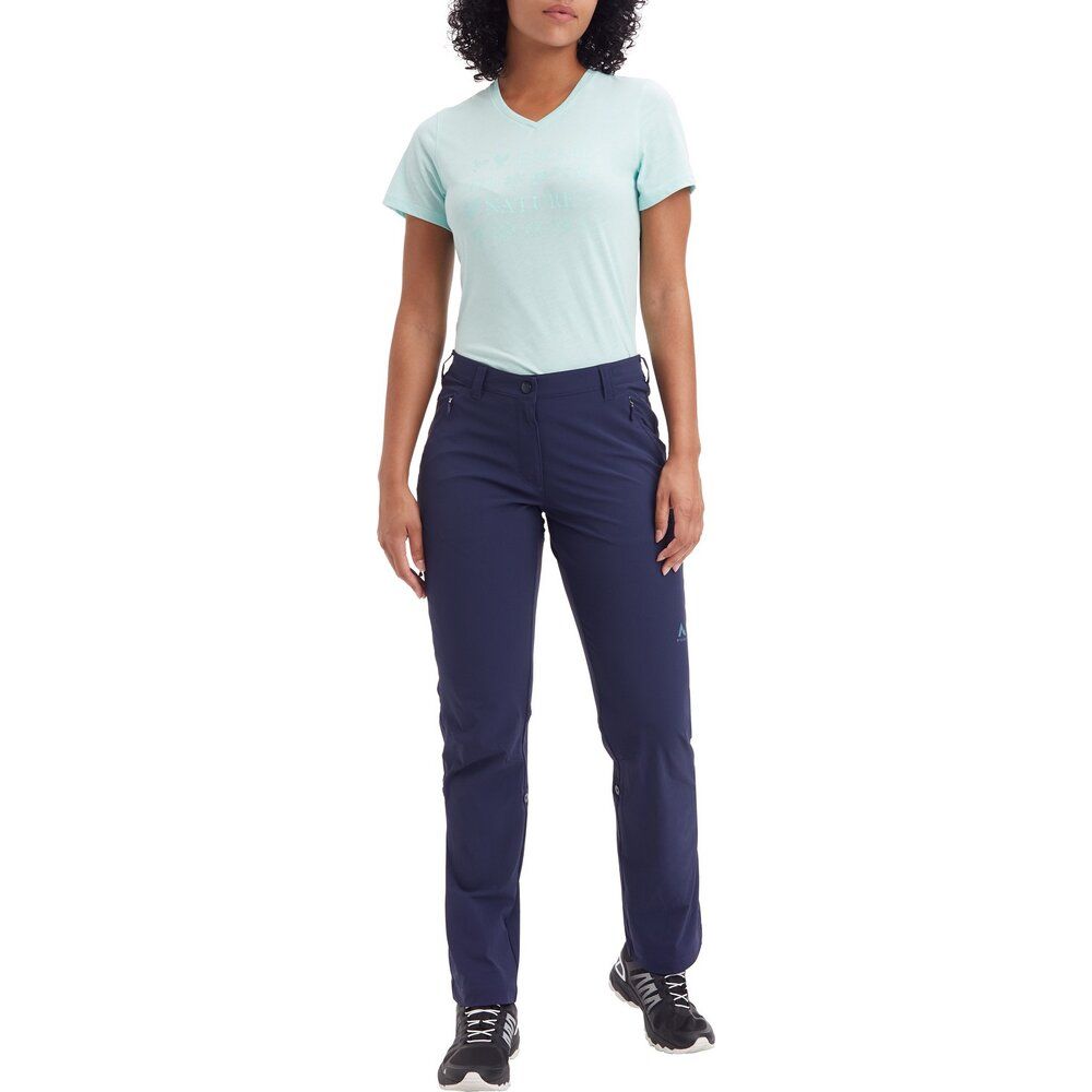 McKinley Madok II Kurzgröße Damen Wanderhose navy dark Produktbild 1