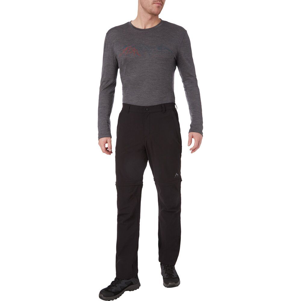 McKinley Malik II Herren Zipp-Off Wanderhose black night Produktbild 2