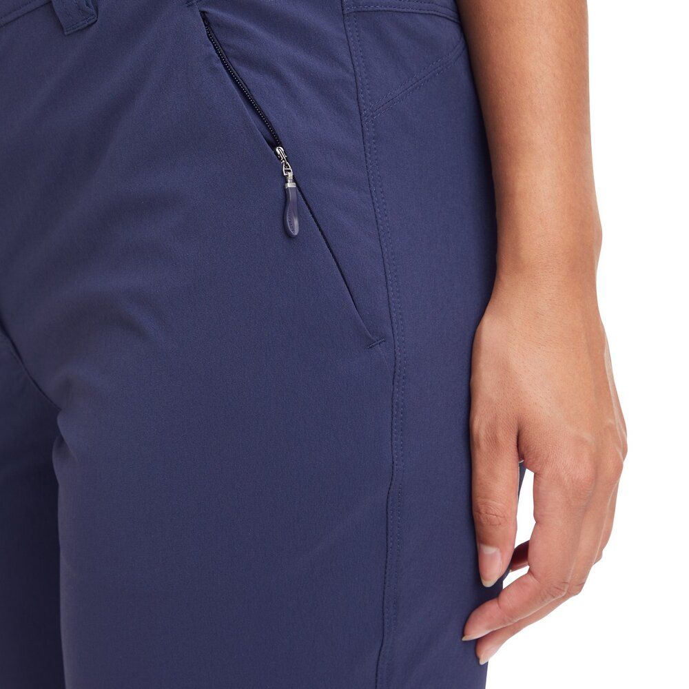McKinley Mandorak II Kurzgröße Damen Zipp-Off Wanderhose navy dark Produktbild 1