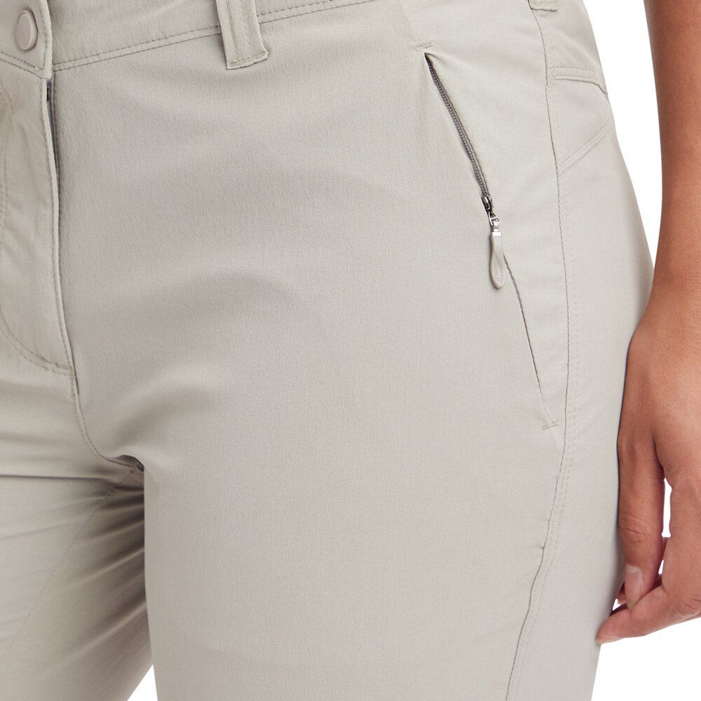 McKinley Mandorak II W Sht Kurzgröße Damen Zip-Off Wanderhose grey Produktbild 3