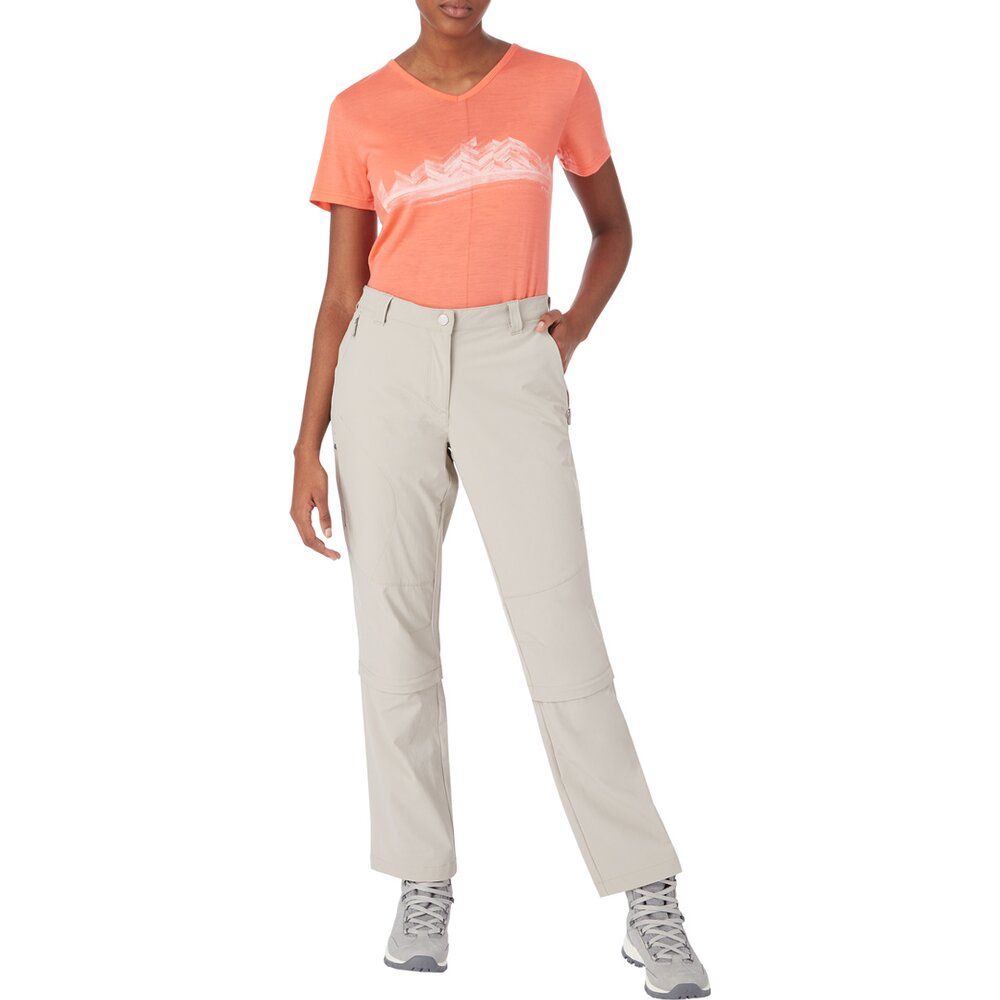 McKinley Mandorak II W Sht Kurzgröße Damen Zip-Off Wanderhose grey Produktbild 4