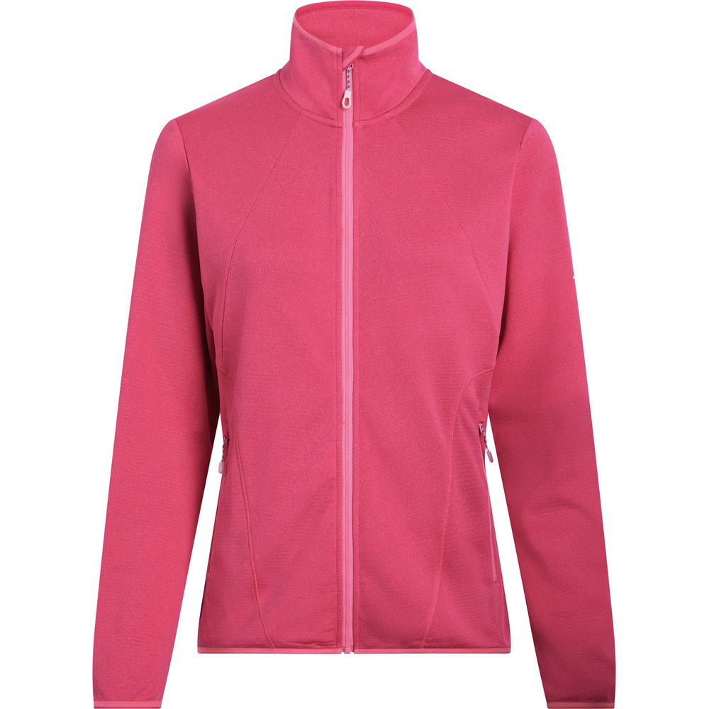 McKinley Roto III W Fleecejacke Damen melange-pink-dark Produktbild 0