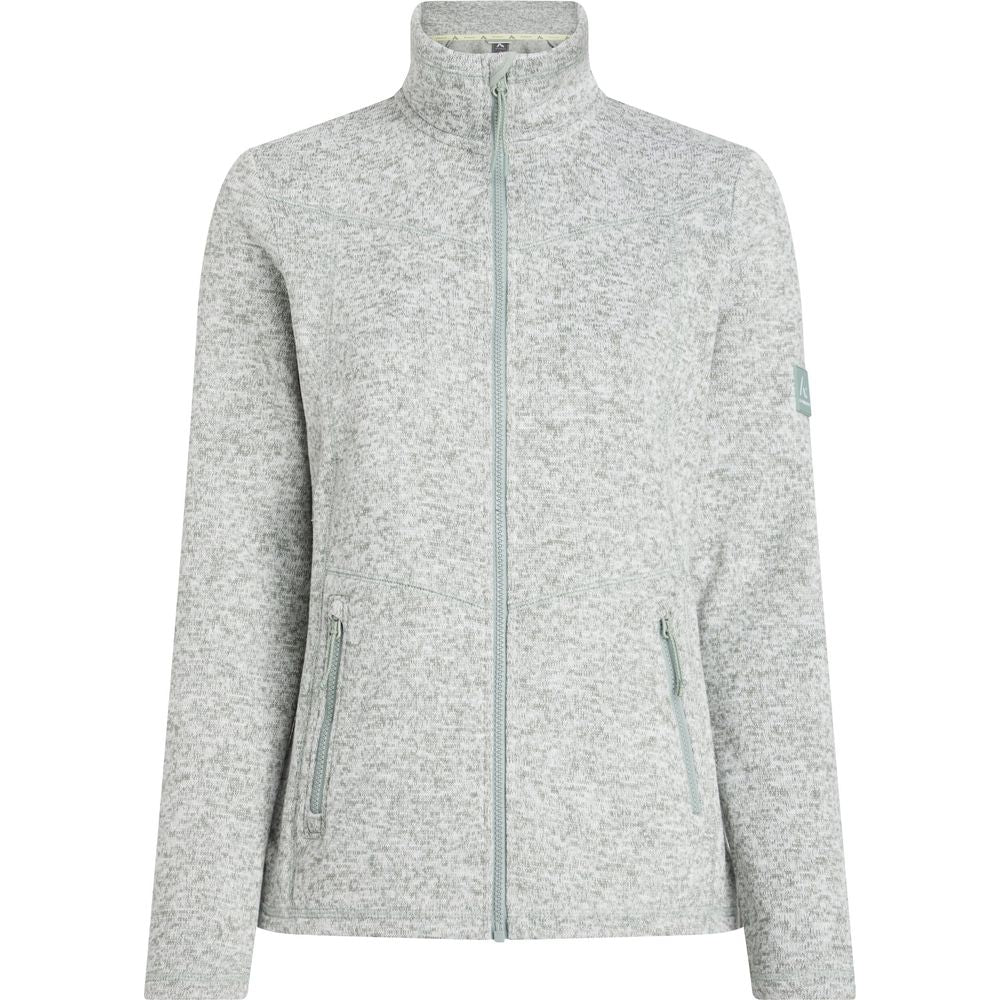 McKinley Rubin III Damen Fleecejacke melange green smoke Produktbild 0