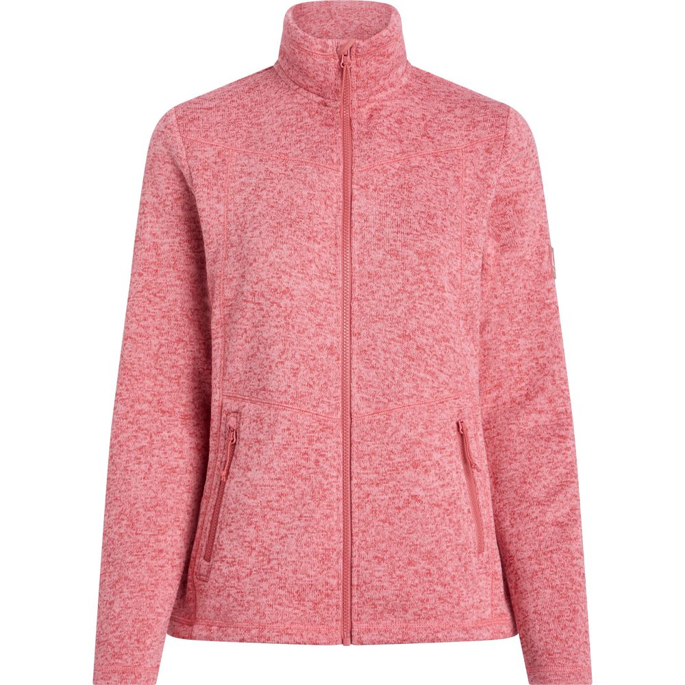 McKinley Rubin III Damen Fleecejacke melange red Produktbild 0
