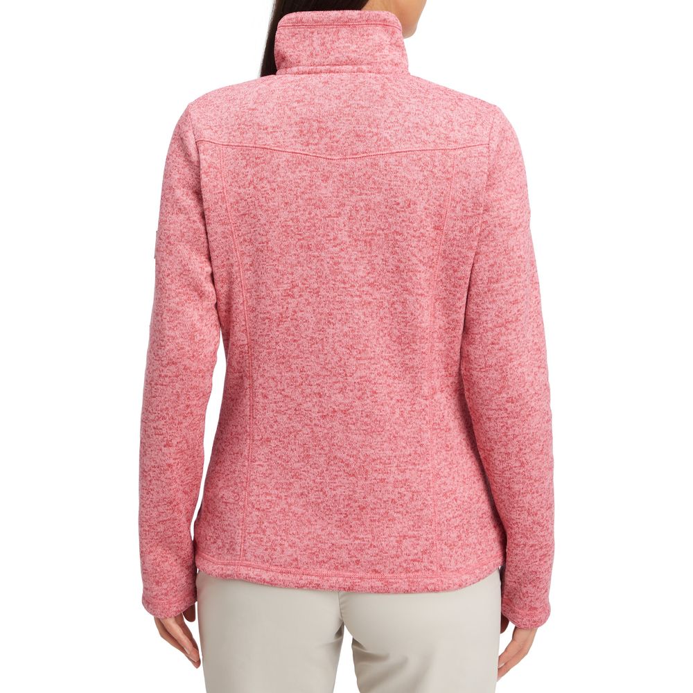 McKinley Rubin III Damen Fleecejacke melange red Produktbild 1