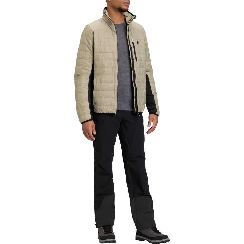 McKinley Sierre Hyb Jkt M Herren Isolationsjacke brown-smoke Produktbild 1