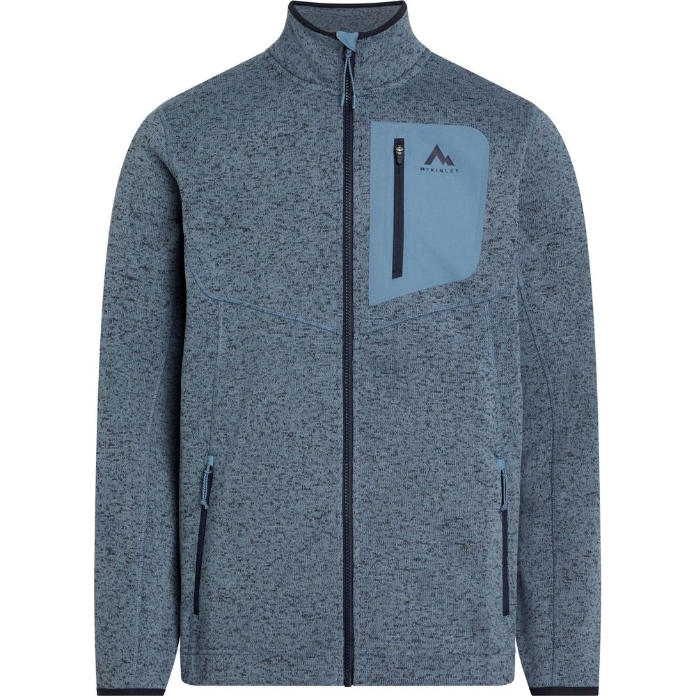 McKinley Skeena III Herren Fleecejacke melange blue dark Produktbild 0
