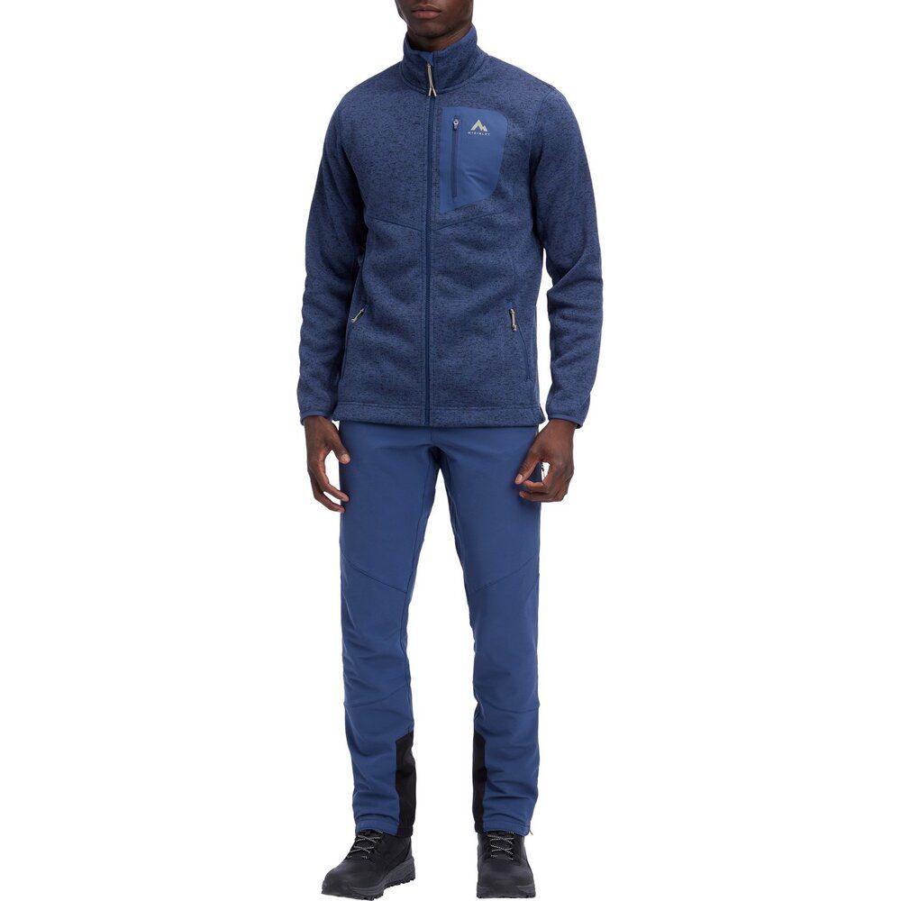 McKinley Skeena III Herren Fleecejacke melange navy Produktbild 1