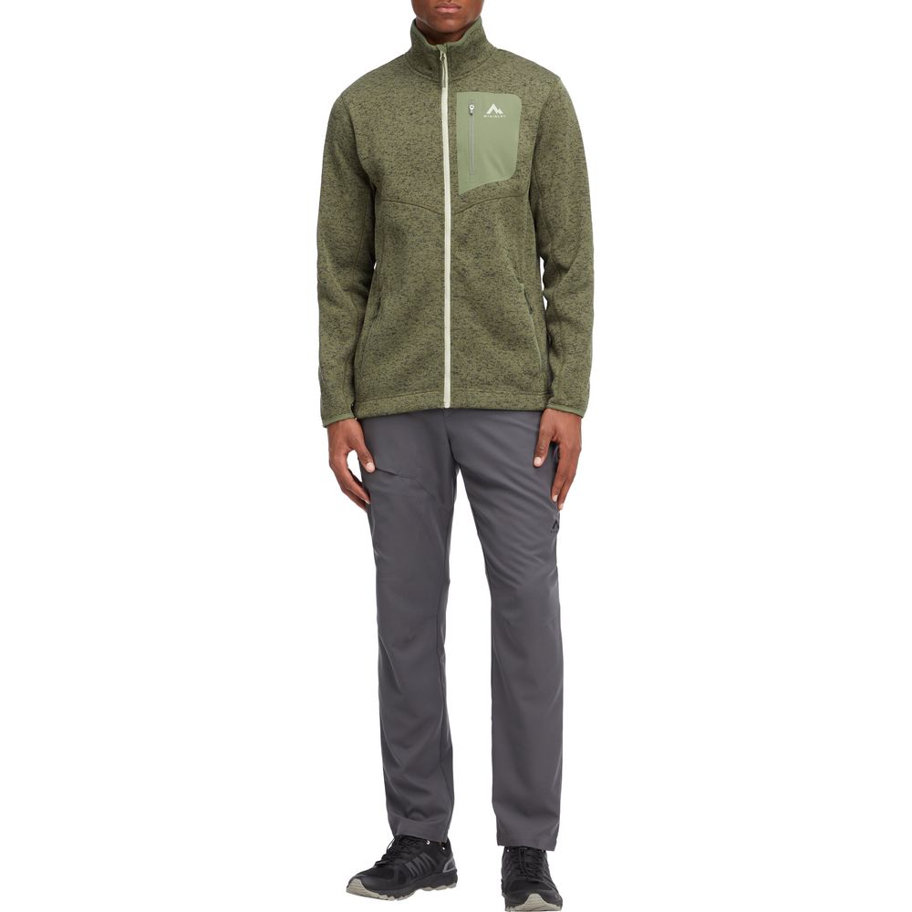McKinley Skeena III M Herren Fleecejacke 914 melange olive da Produktbild 2