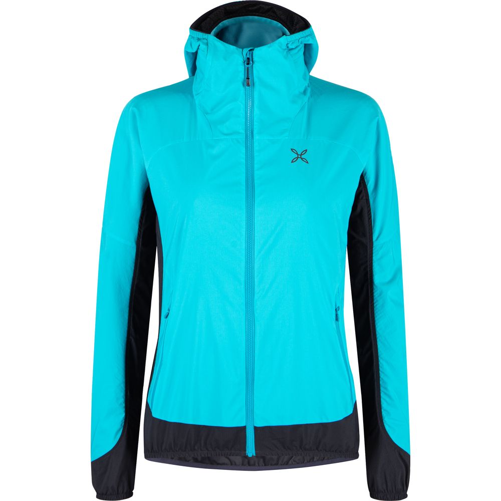 Montura Rise Octa Hooded Damen Isolationsjacke turquoise antracite Produktbild 0