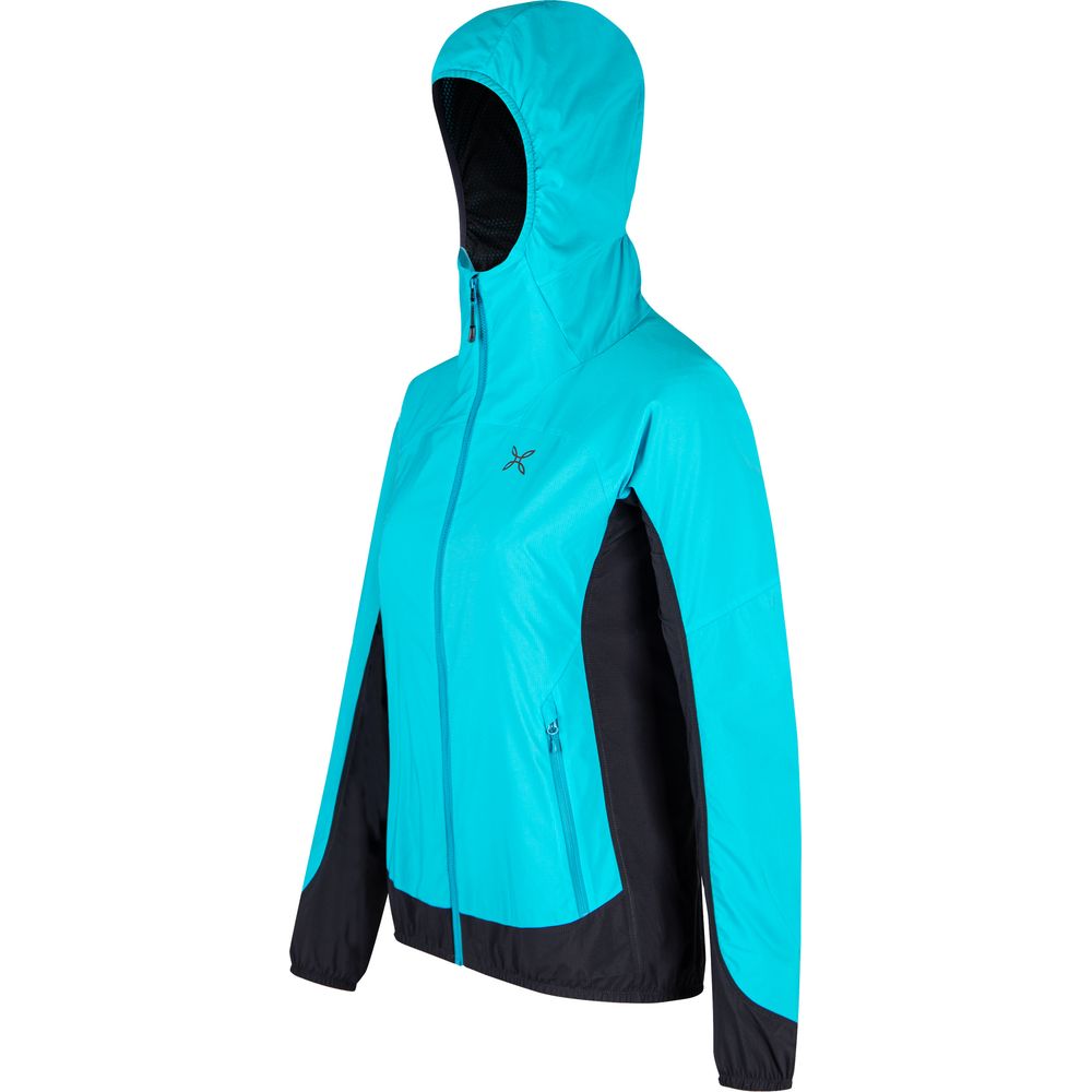 Montura Rise Octa Hooded Damen Isolationsjacke turquoise antracite Produktbild 2