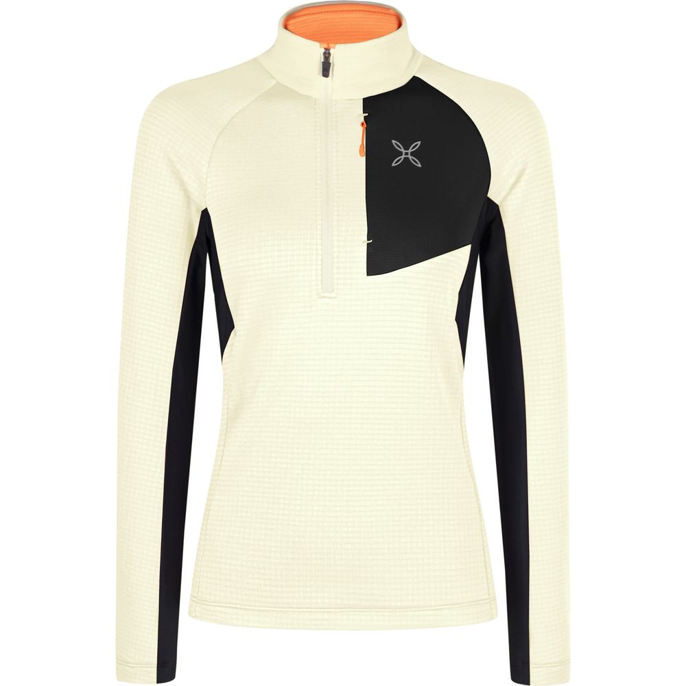 Montura Stretch Color 3 Zip Maglia Damen Fleece-Rolli shell melon Produktbild 0