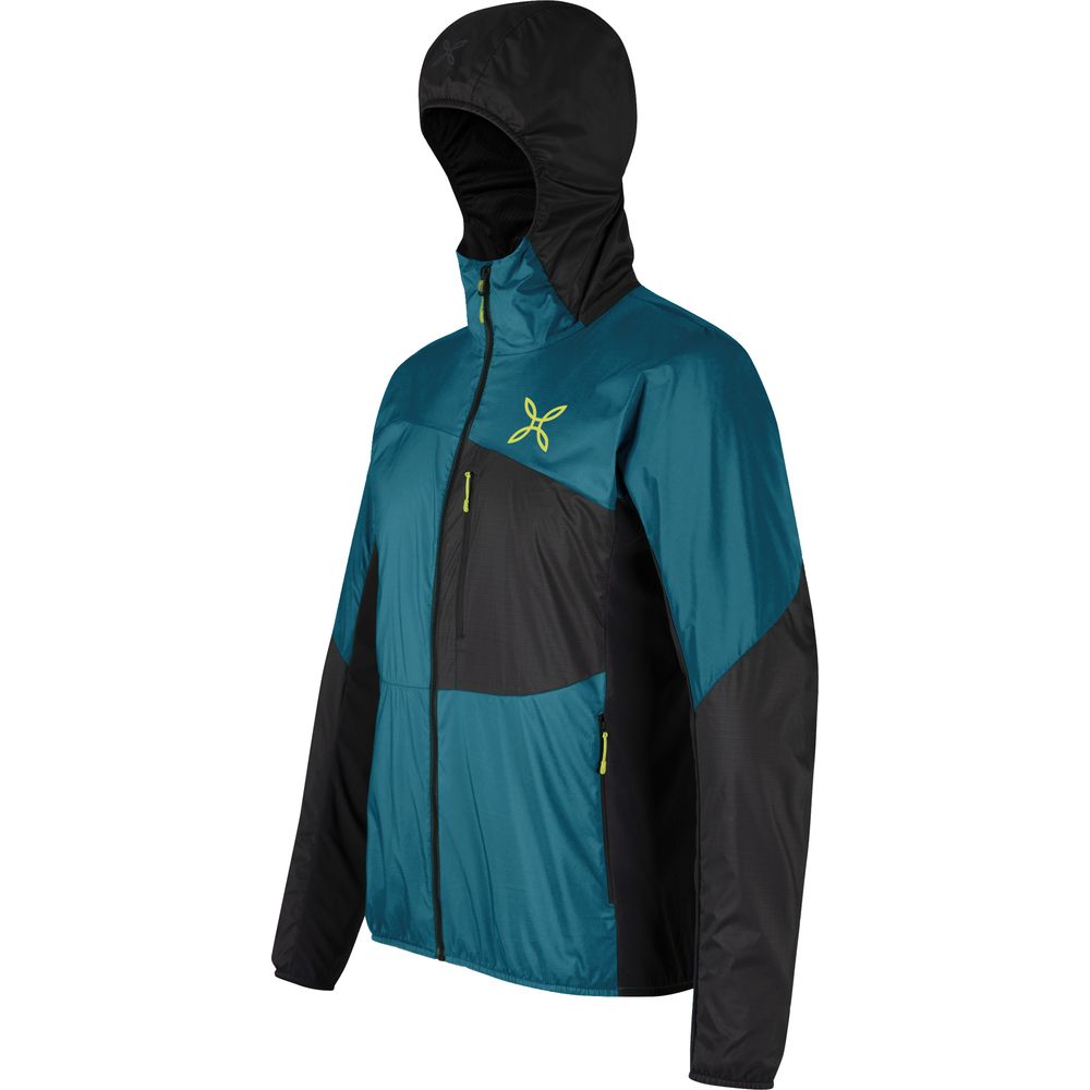 Montura Traccia Octa Hooded Herren Skitourenjacke steel-blue-sunny-lime Produktbild 2