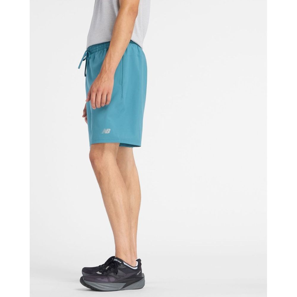 New Balance Mens Running Short big teal Produktbild 2
