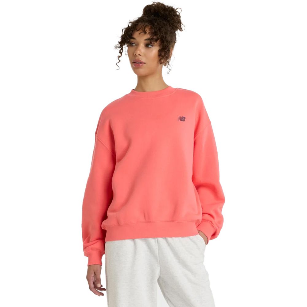 New Balance Reimagined Fleece Crew Damen Pullover Produktbild 0