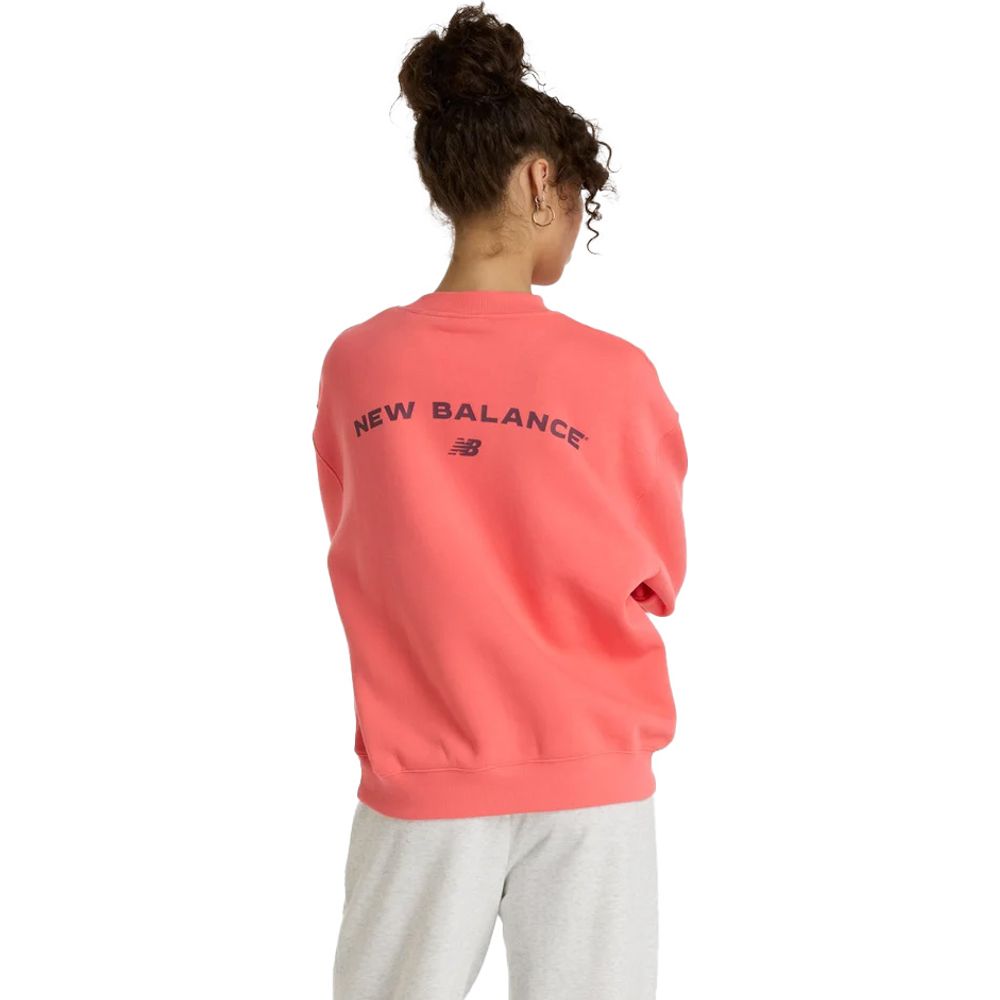 New Balance Reimagined Fleece Crew Damen Pullover Produktbild 1