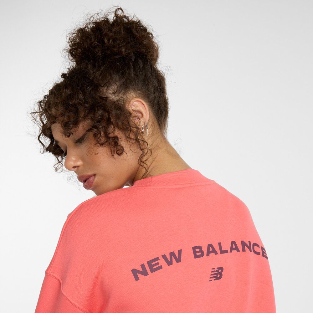 New Balance Reimagined Fleece Crew Damen Pullover Produktbild 2