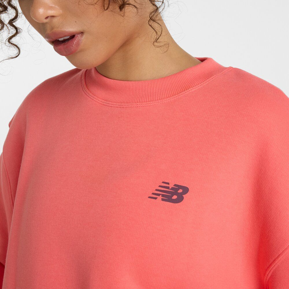 New Balance Reimagined Fleece Crew Damen Pullover Produktbild 3
