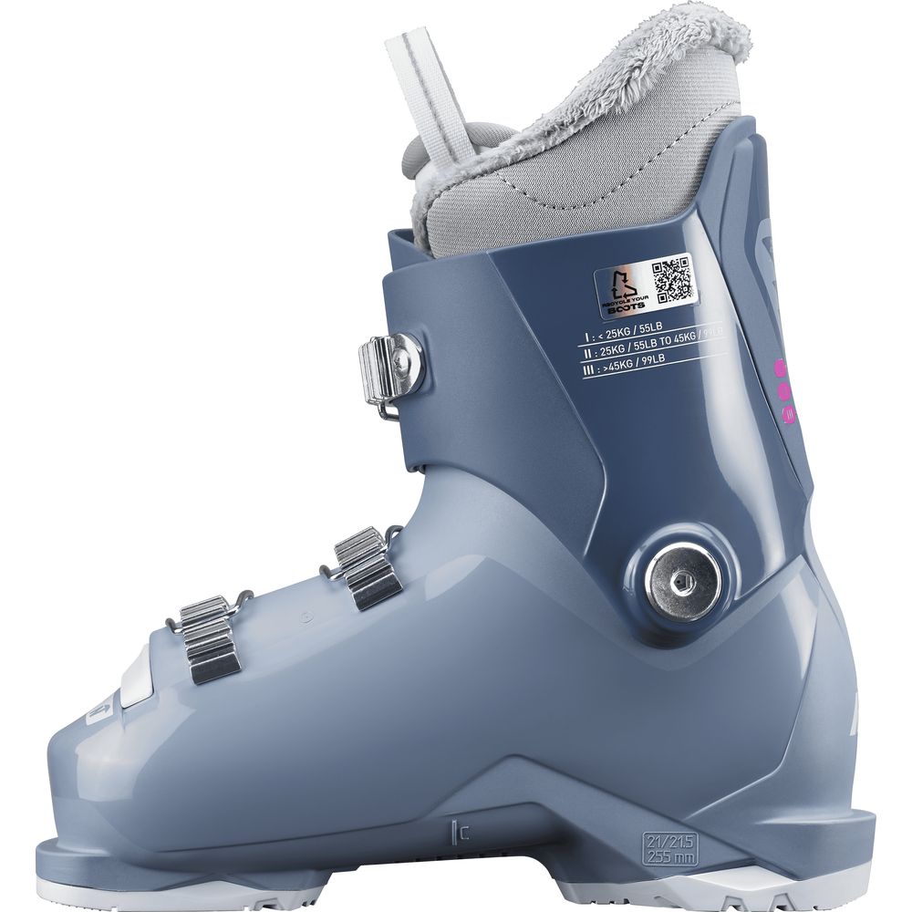 Nordica Speedmachine J 3 Kinder Skischuhe blau-hellblau-fuchsie Produktbild 2