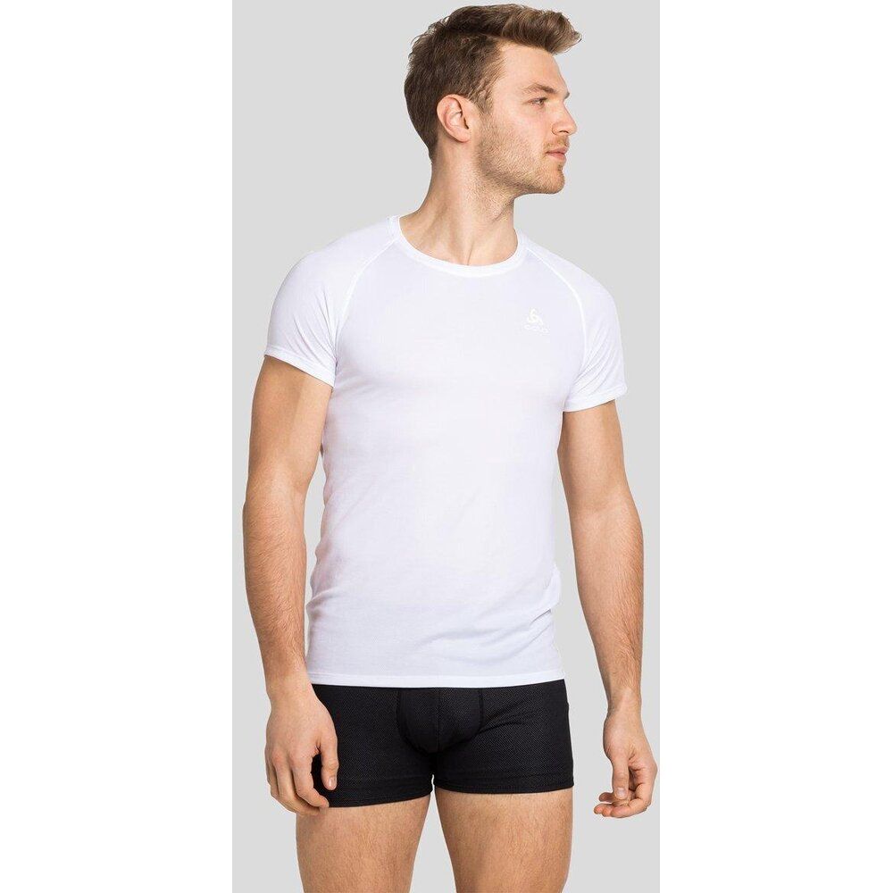 Odlo Active F-dry Light Baselayer Herren T-Shirt weiß Produktbild 2