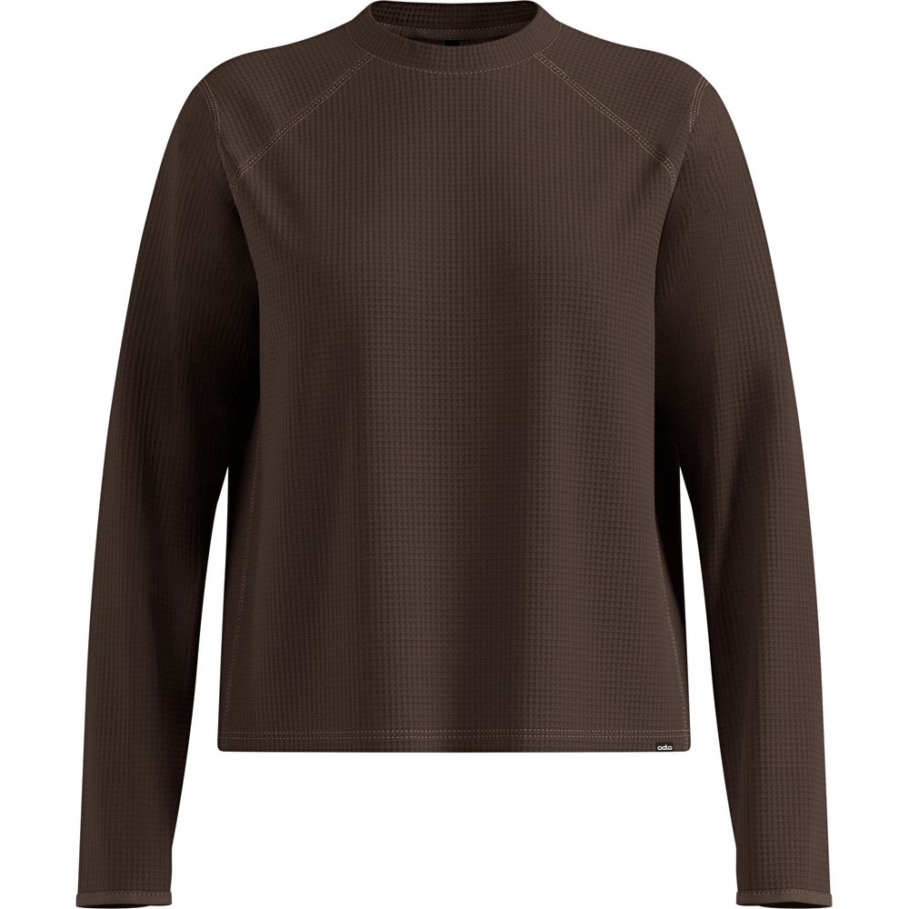 Odlo Cubic Damen Midlayer brown-granite Produktbild 0