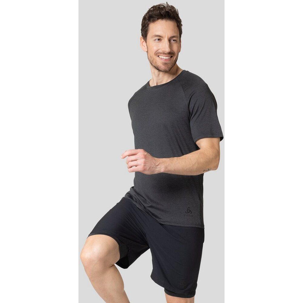 Odlo Essential 365 Herren T-Shirt black melange Produktbild 2