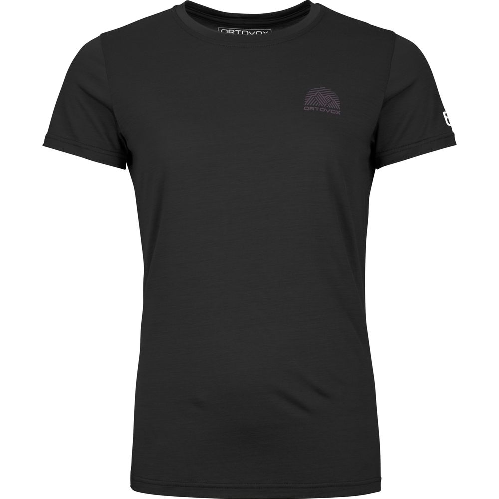 Ortovox 120 Cool Tec Mtn Stripe Damen T-Shirt black raven Produktbild 0