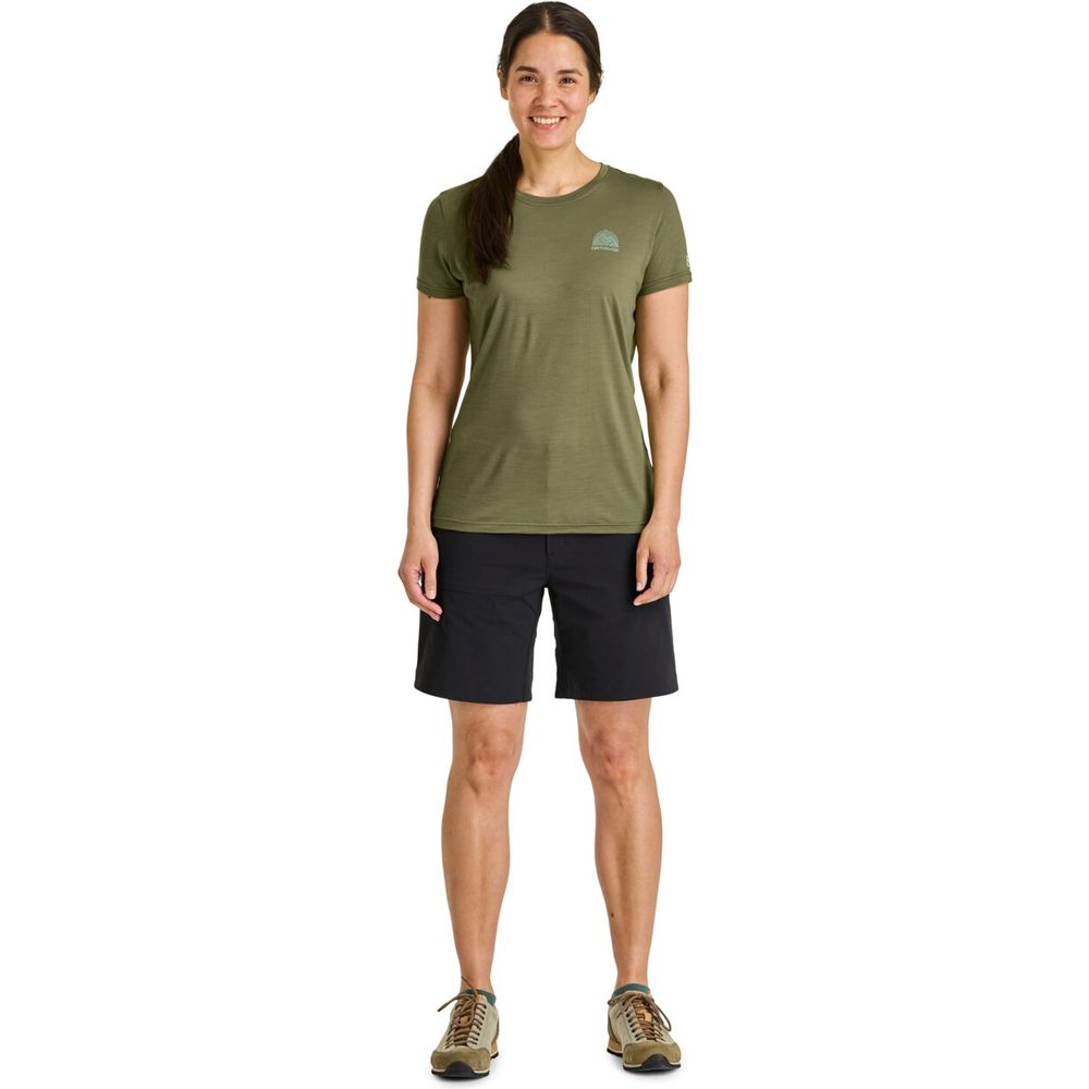 Ortovox 120 Cool Tec Mtn Stripe Damen T-Shirt black raven Produktbild 2