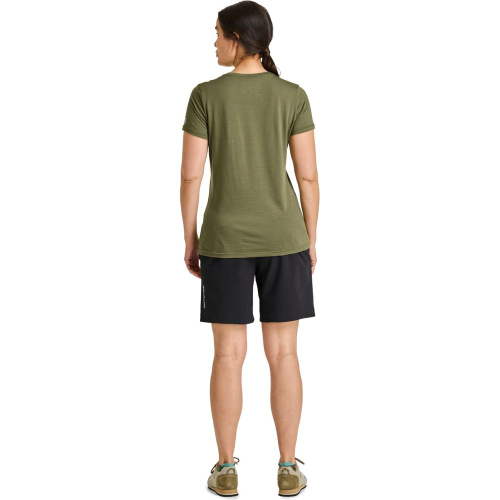 Ortovox 120 Cool Tec Mtn Stripe Damen T-Shirt black raven Produktbild 3